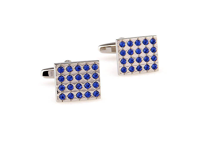 Blue Elegant Cufflinks Crystal Cufflinks Wholesale & Customized  CL666238