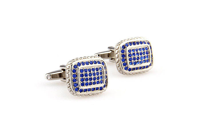  Blue Elegant Cufflinks Crystal Cufflinks Wholesale & Customized  CL666262