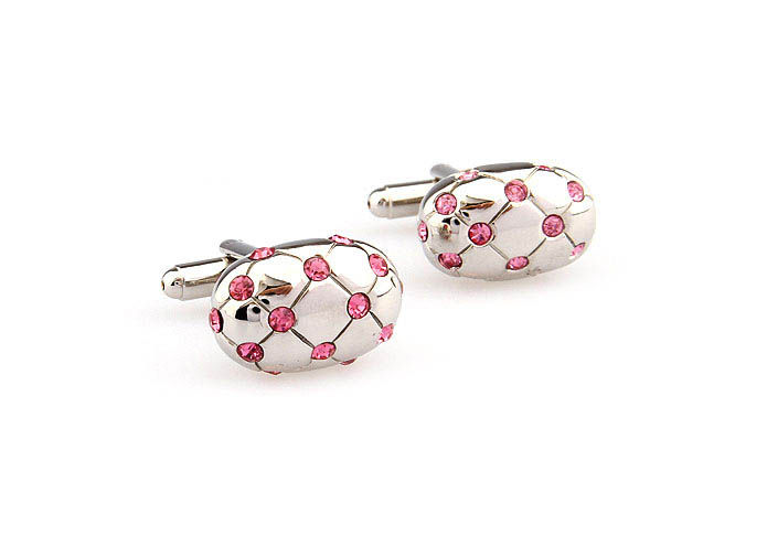  Pink Charm Cufflinks Crystal Cufflinks Wholesale & Customized  CL666274