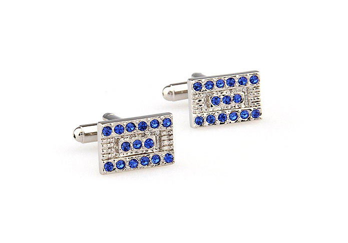  Blue Elegant Cufflinks Crystal Cufflinks Wholesale & Customized  CL666358