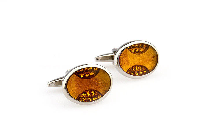  Yellow Lively Cufflinks Crystal Cufflinks Wholesale & Customized  CL666406