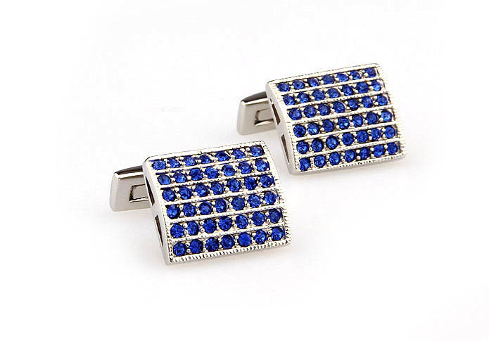  Blue Elegant Cufflinks Crystal Cufflinks Wholesale & Customized  CL666419