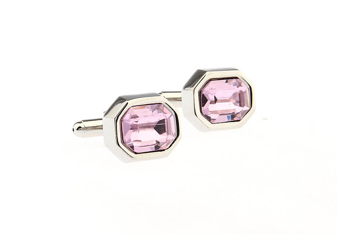  Pink Charm Cufflinks Crystal Cufflinks Wholesale & Customized  CL666696