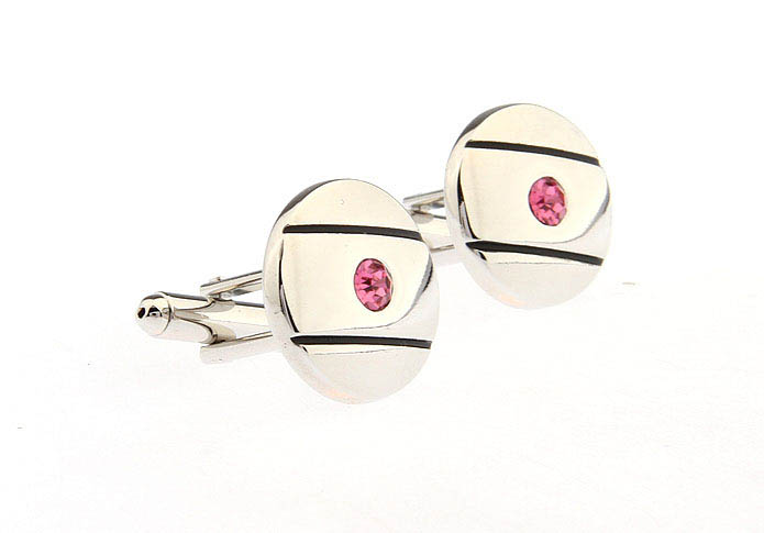  Pink Charm Cufflinks Crystal Cufflinks Wholesale & Customized  CL666723