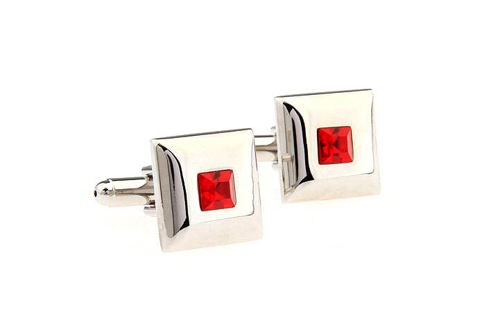  Red Festive Cufflinks Crystal Cufflinks Wholesale & Customized  CL666750