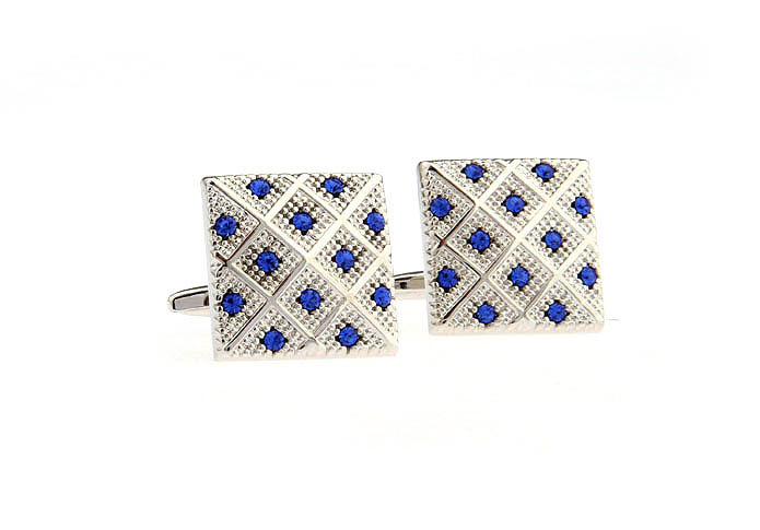  Blue Elegant Cufflinks Crystal Cufflinks Wholesale & Customized  CL671326