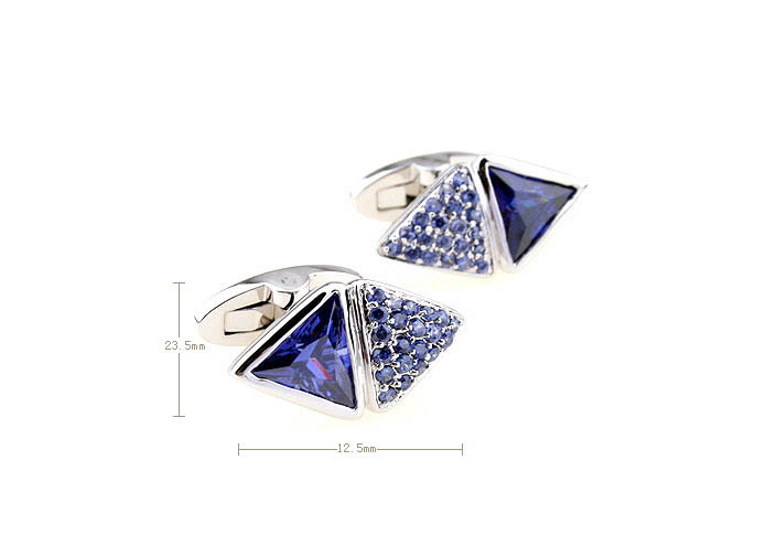  Blue Elegant Cufflinks Crystal Cufflinks Wholesale & Customized  CL681014