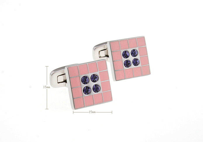  Purple Romantic Cufflinks Crystal Cufflinks Wholesale & Customized  CL681021