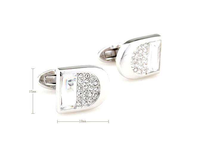  White Purity Cufflinks Crystal Cufflinks Wholesale & Customized  CL681104