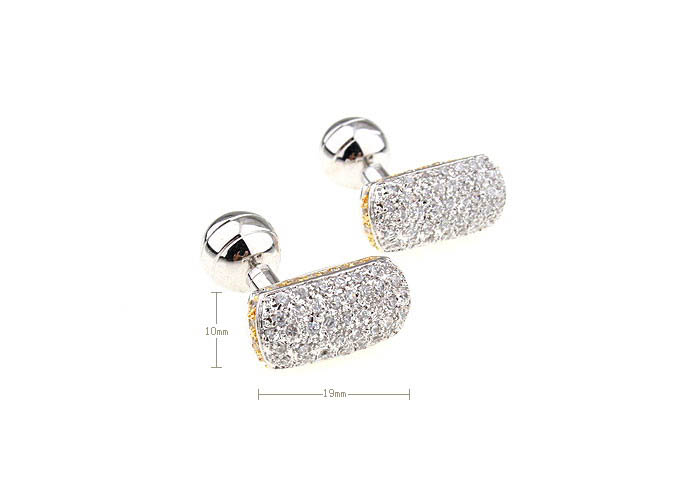  Gold Luxury Cufflinks Crystal Cufflinks Wholesale & Customized  CL690723