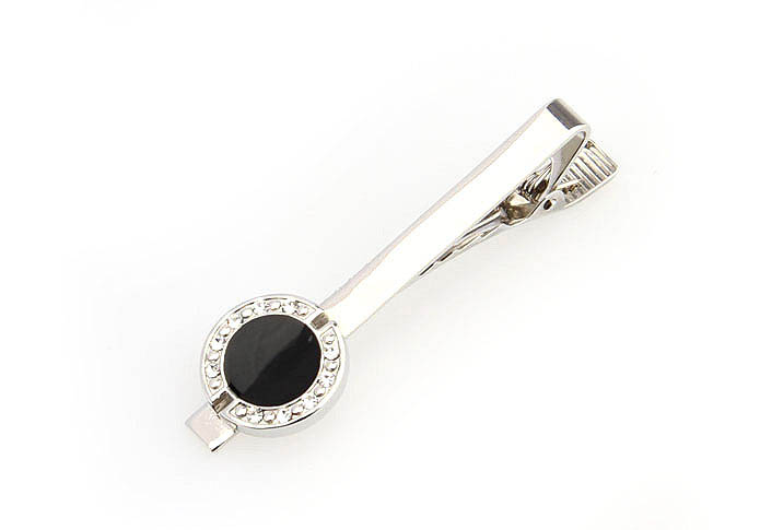  Black White Tie Clips Crystal Tie Clips Funny Wholesale & Customized  CL860799