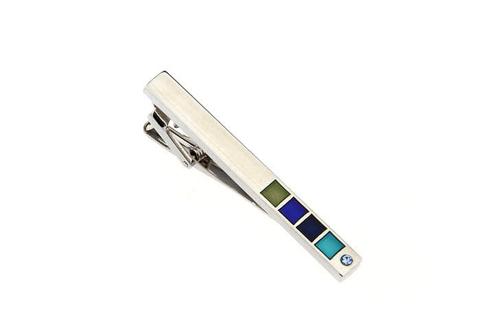  Blue Elegant Tie Clips Crystal Tie Clips Wholesale & Customized  CL870730