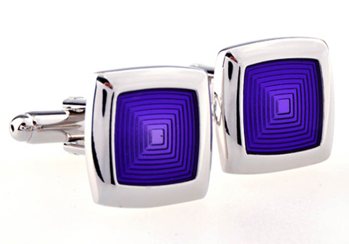  Purple Romantic Cufflinks Enamel Cufflinks Wholesale & Customized  CL654019