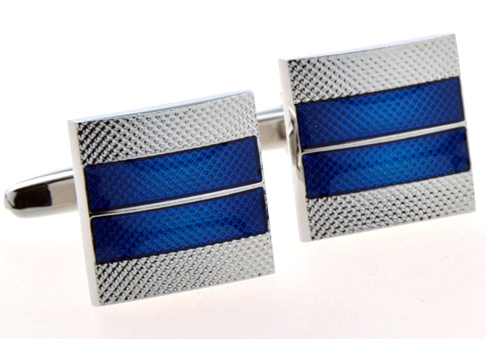  Blue Elegant Cufflinks Enamel Cufflinks Wholesale & Customized  CL654623