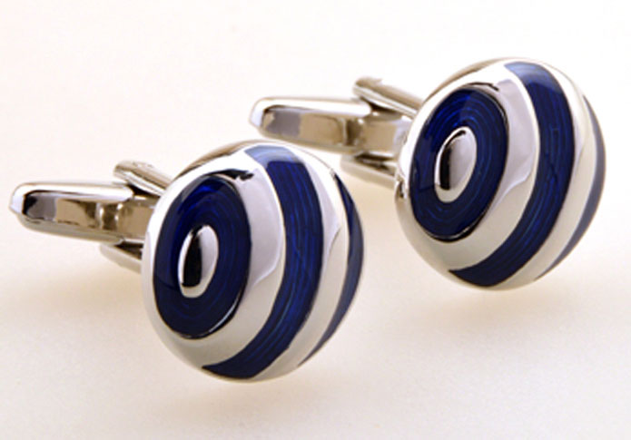 Blue Elegant Cufflinks Enamel Cufflinks Funny Wholesale & Customized CL655222
