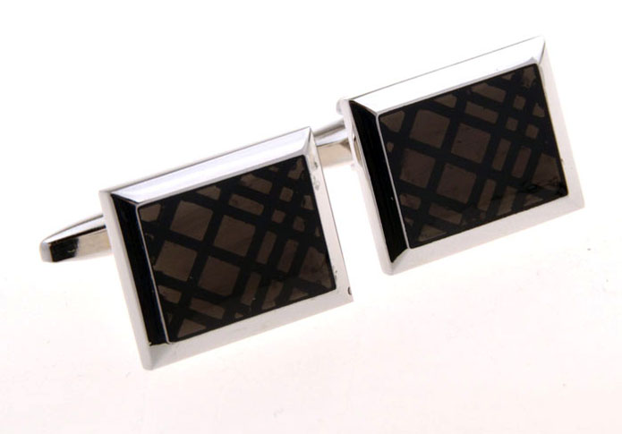  Black Classic Cufflinks Enamel Cufflinks Wholesale & Customized  CL655929