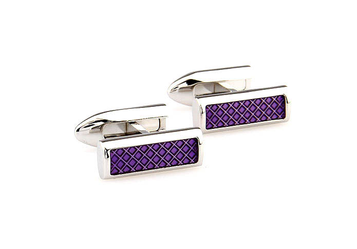  Purple Romantic Cufflinks Enamel Cufflinks Wholesale & Customized  CL662057