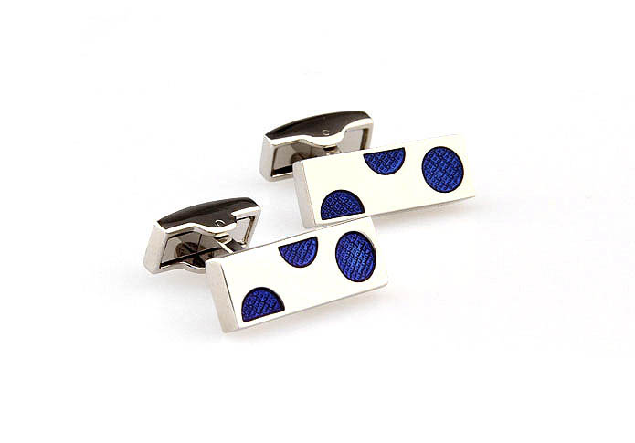  Blue Elegant Cufflinks Enamel Cufflinks Wholesale & Customized  CL662128
