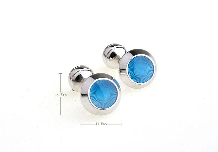  Blue Elegant Cufflinks Enamel Cufflinks Wholesale & Customized  CL670813