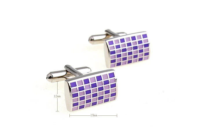  Purple Romantic Cufflinks Enamel Cufflinks Wholesale & Customized  CL670835
