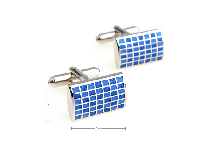  Blue Elegant Cufflinks Enamel Cufflinks Wholesale & Customized  CL670836