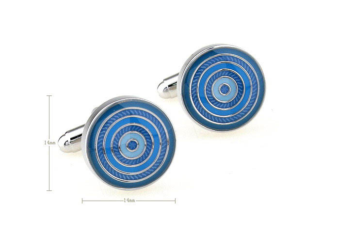  Blue Elegant Cufflinks Enamel Cufflinks Wholesale & Customized  CL670858