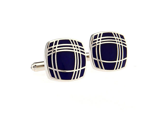  Blue Elegant Cufflinks Enamel Cufflinks Wholesale & Customized  CL670873