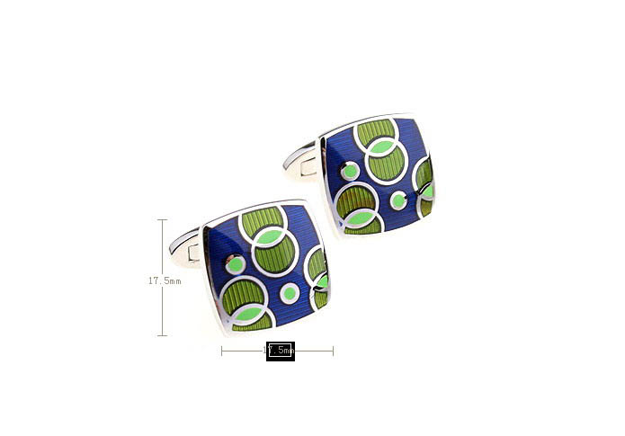  Multi Color Fashion Cufflinks Enamel Cufflinks Wholesale & Customized  CL680726
