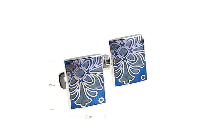 Greece pattern Cufflinks  Multi Color Fashion Cufflinks Enamel Cufflinks Wholesale & Customized  CL680801