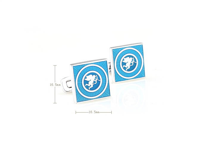  Blue Elegant Cufflinks Enamel Cufflinks Wholesale & Customized  CL680849