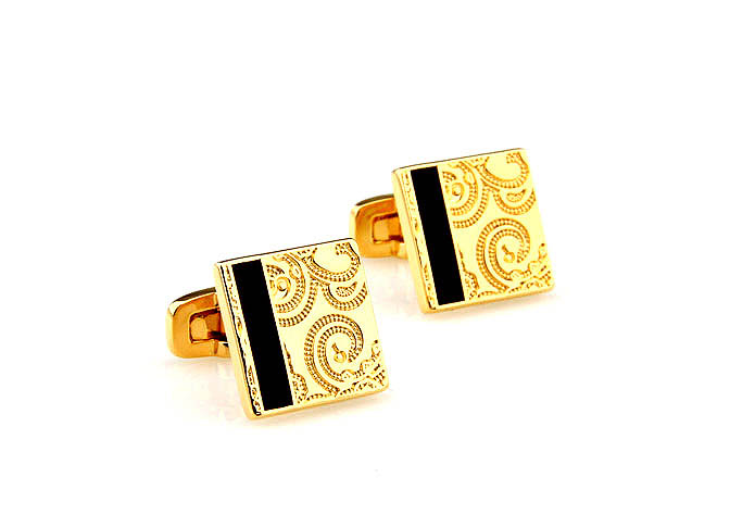 Greece pattern Cufflinks  Gold Luxury Cufflinks Enamel Cufflinks Wholesale & Customized  CL680905