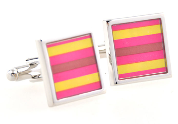  Multi Color Fashion Cufflinks Printed Cufflinks Wholesale & Customized  CL654630