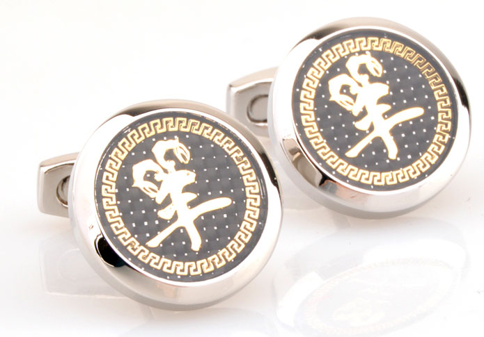 Twelve zodiac sheep Cufflinks Gold Luxury Cufflinks Printed Cufflinks Constellation Wholesale & Customized CL654827