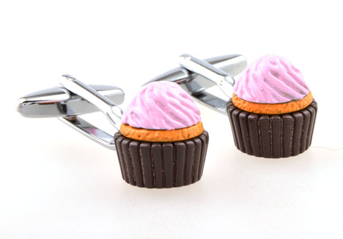 Cake Cufflinks Multi Color Fashion Cufflinks Printed Cufflinks Food and Drink Wholesale & Customized CL654832