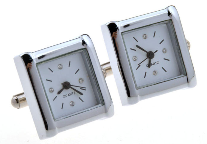 Electronic Watch Cufflinks  White Purity Cufflinks Printed Cufflinks Tools Wholesale & Customized  CL655887