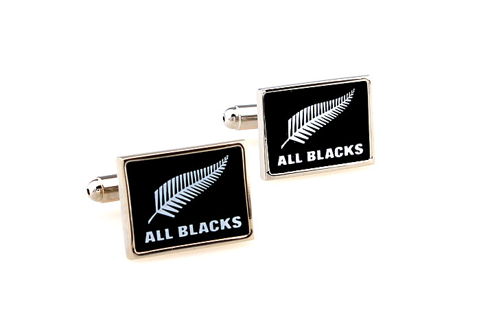 ALL BLACKS brand Cufflinks  Black White Cufflinks Printed Cufflinks Flags Wholesale & Customized  CL662283