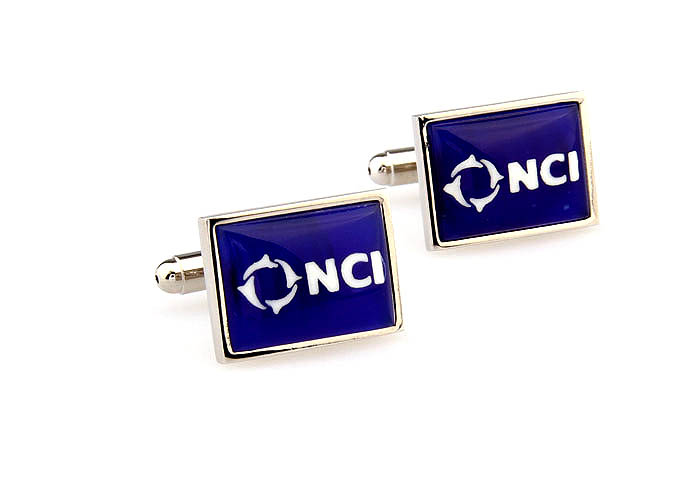 NCI Cufflinks  Blue White Cufflinks Printed Cufflinks Flags Wholesale & Customized  CL662348