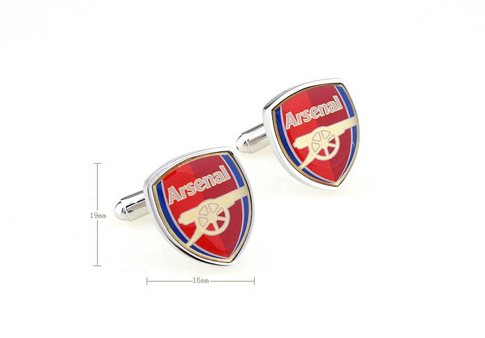 Arsenal Football Club Cufflinks  Multi Color Fashion Cufflinks Printed Cufflinks Flags Wholesale & Customized  CL670913