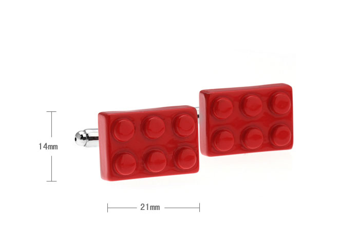 Red Festive Cufflinks Printed Cufflinks Funny Wholesale & Customized  CL671715