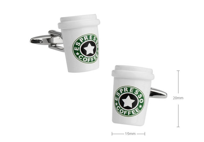 ESPRESSO COFFEE Cufflinks Multi Color Fashion Cufflinks Printed Cufflinks Tools Wholesale & Customized CL720723
