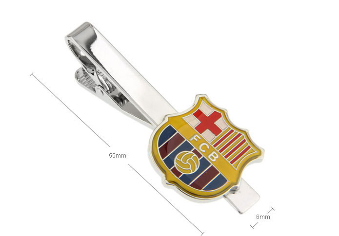 Fc Barcelona Tie Clips  Multi Color Fashion Tie Clips Printed Tie Clips Sports Wholesale & Customized  CL870750