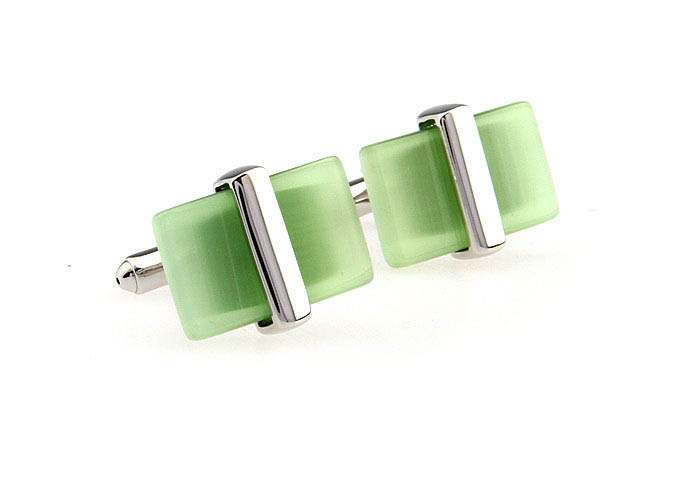  Green Intimate Cufflinks Gem Cufflinks Wholesale & Customized  CL650840