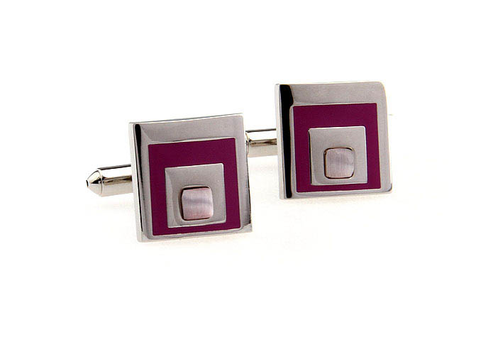  Purple Romantic Cufflinks Gem Cufflinks Wholesale & Customized  CL650854