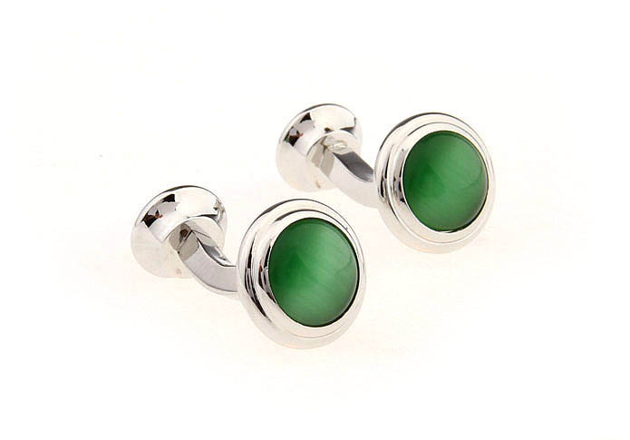  Green Intimate Cufflinks Gem Cufflinks Wholesale & Customized  CL650983