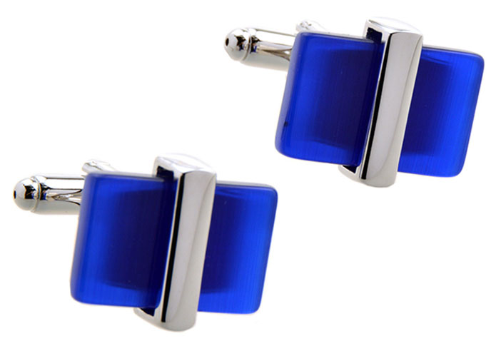  Blue Elegant Cufflinks Gem Cufflinks Wholesale & Customized  CL654216