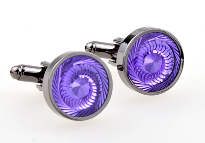 Purple Romantic Cufflinks Gem Cufflinks Wholesale & Customized  CL654596