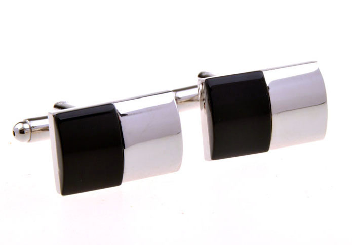  Black White Cufflinks Gem Cufflinks Wholesale & Customized  CL656078
