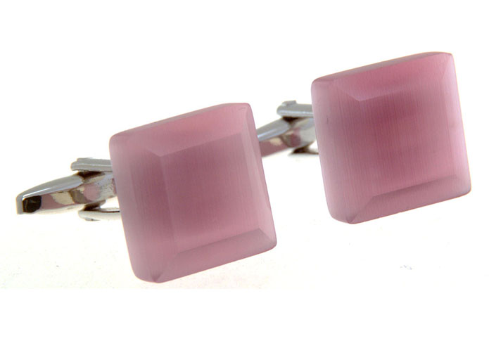  Pink Charm Cufflinks Gem Cufflinks Wholesale & Customized  CL656618