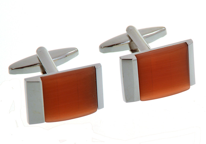  Orange Cheerful Cufflinks Gem Cufflinks Wholesale & Customized  CL657283