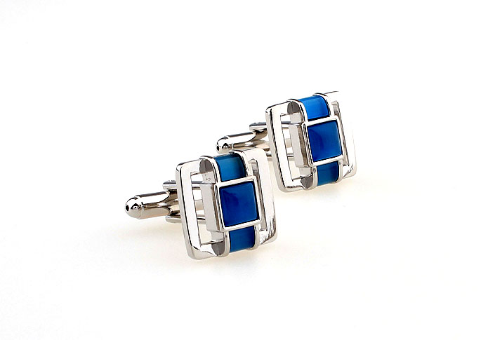  Blue Elegant Cufflinks Gem Cufflinks Wholesale & Customized  CL660015